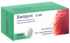 Бипрол таб п/о 5 мг №100